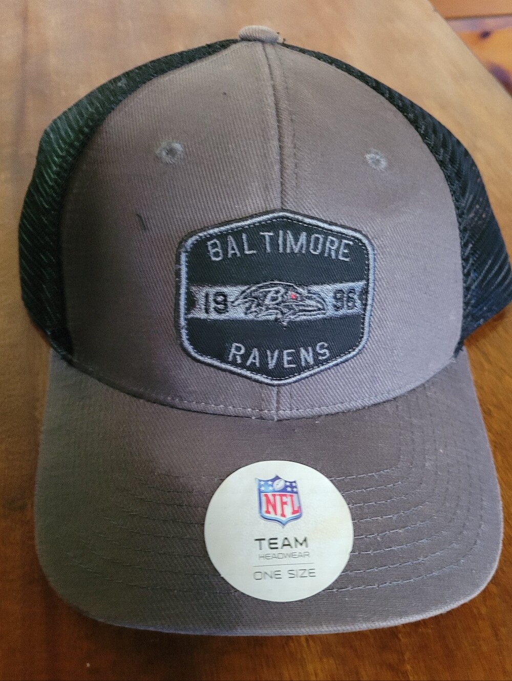 NFL Baltimore Ravens Brown and Black Trucker/ Fans Hat (C02)